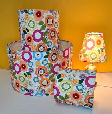 Handmade Floral Lampshade (Various sizes)