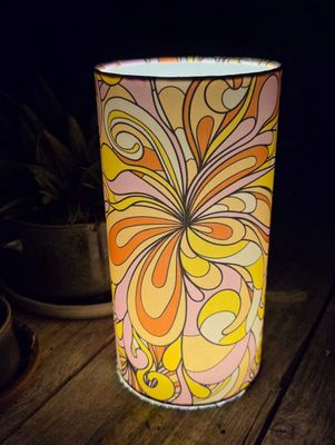 Retro Bloom Puck Lamp Shade