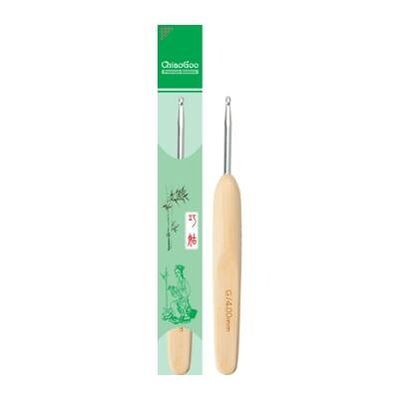 ChiaoGoo -  Bamboo Metal Head Crochet Hook