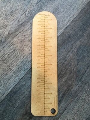 Unwind &amp; Knit with Me - Sock Ruler