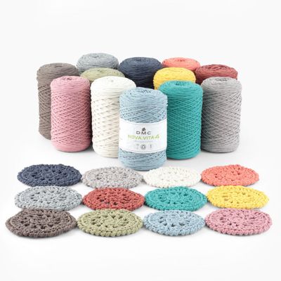 DMC Nova Vita4 - Crochet- Knitting- Mecrame Recycled Yarn