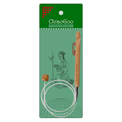 ChiaoGoo Flexible Tunisian Crochet Hook - Bamboo