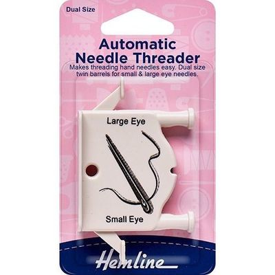 Hemline - Needle Threader Dual Size w/cutter