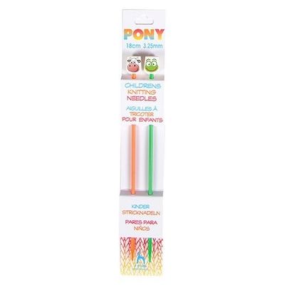 Pony Child Knitting Needles - 18cm