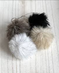 Faux Fur Pompoms