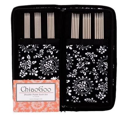 ChiaoGoo DPN Sock Set 6&Prime;(15cm) Stainless Steel