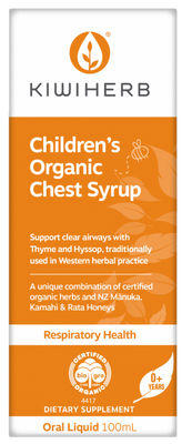 Kiwi Herb Children&#039;s Organic Chest Syrup 100ml