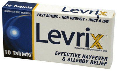 Levrix Antihistamine 5mg 10 Tablets