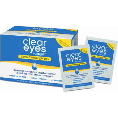 Clear Eyes Cleansing Wipes 30