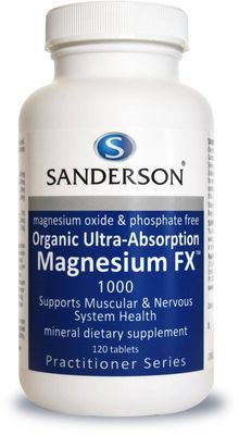 Sanderson Organic Magnesium 120 Tablets