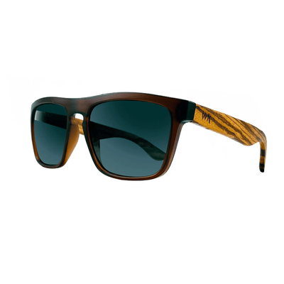 Unisex / Sunglasses / Square Zebrawood /