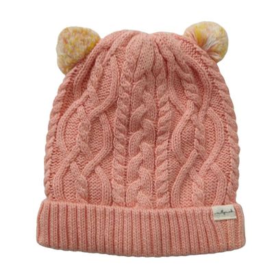 Baby Girls / Baby Beanies / Aliza / Coral