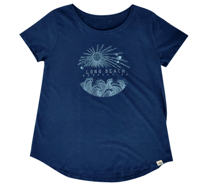 Womens / LB Ts / Ocean Spray / Indigo