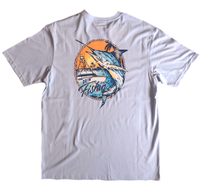 Mens / Russell Ts / Marlin Quays / Cloud Blue