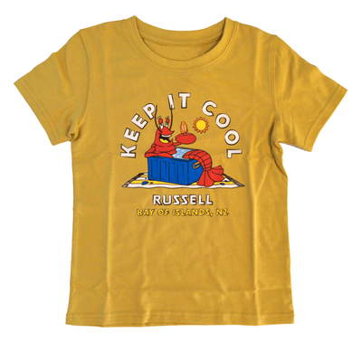 Boys / Kids Russell Ts / Keep It Cool / Mustard
