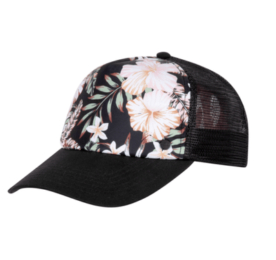 Womens / Caps / Copacabana Trucker / Black