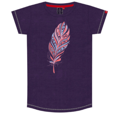 Womens / T Shirts / Feather / Midnight