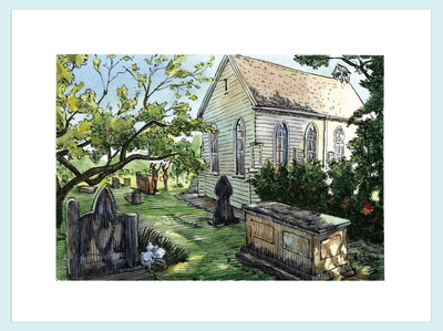 Art / Wall Art / Christ Church / White Mount