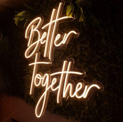 Better Together neon sign