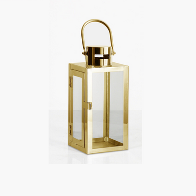 Medium gold lantern