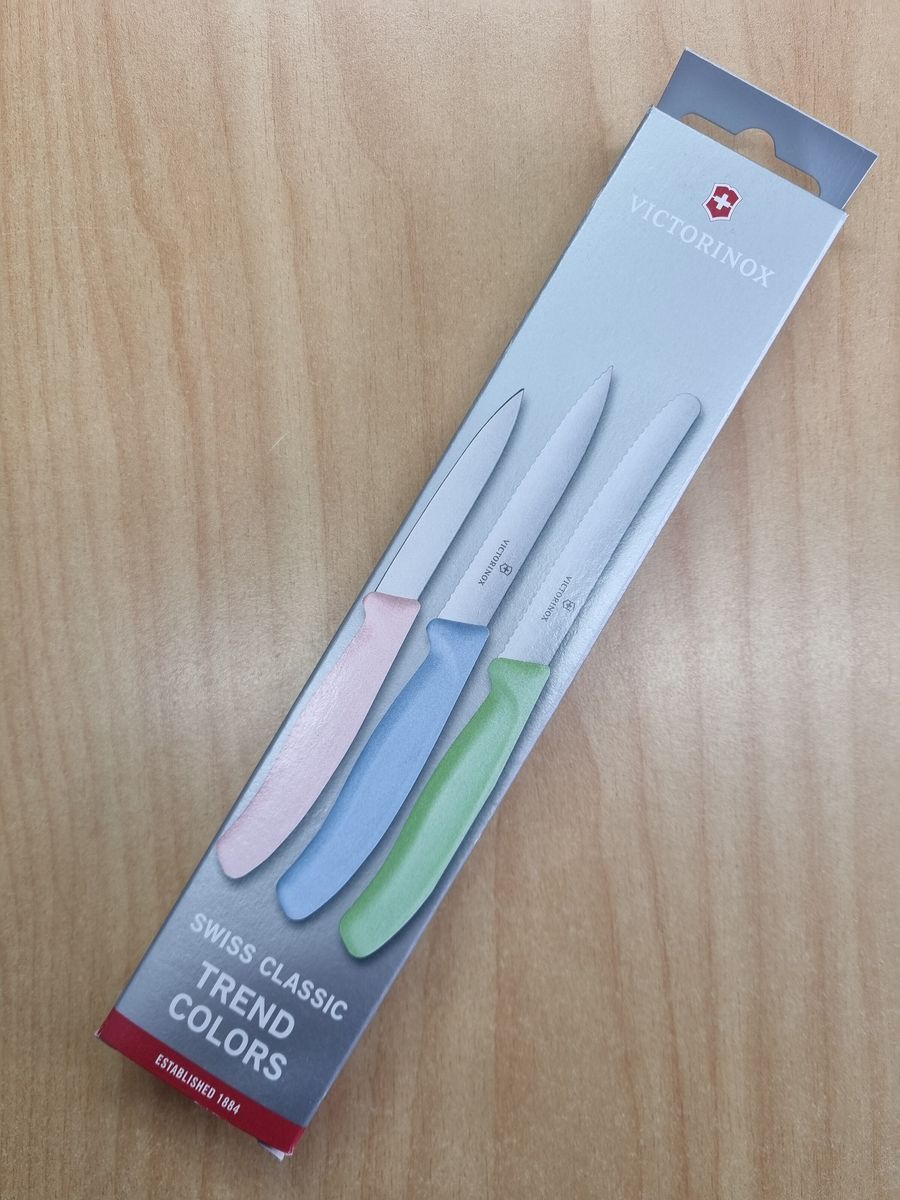 Victorinox Swiss Classic Trend Colors Paring Knife 3 Piece Set