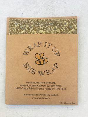 Queen Bee Wrap - Vintage Flowers - Olive Green