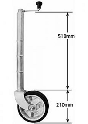 Manutec Jockey Wheel - Extra Height