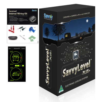 SavvyLevel Internal remote vehicle leveling system