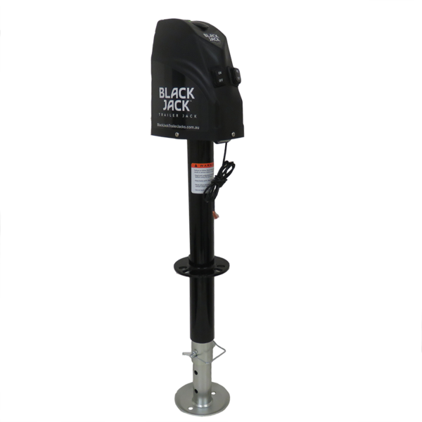 Black Jack Trailer Jack with wiring harness, Accessories InsideOUT RV
