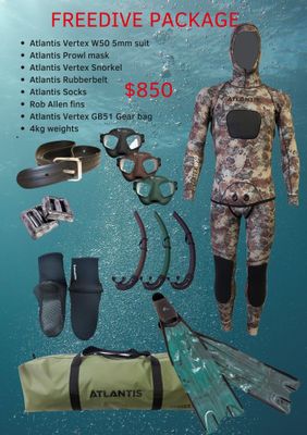 FREEDIVER PACKAGE
