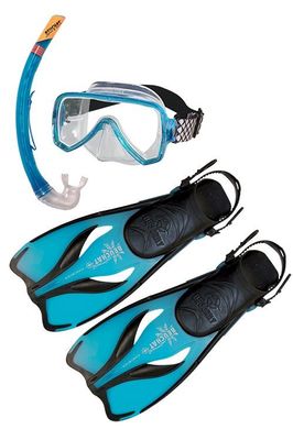 BEUCHAT OCEO MASK/SNORKEL/FIN SET - ADULT