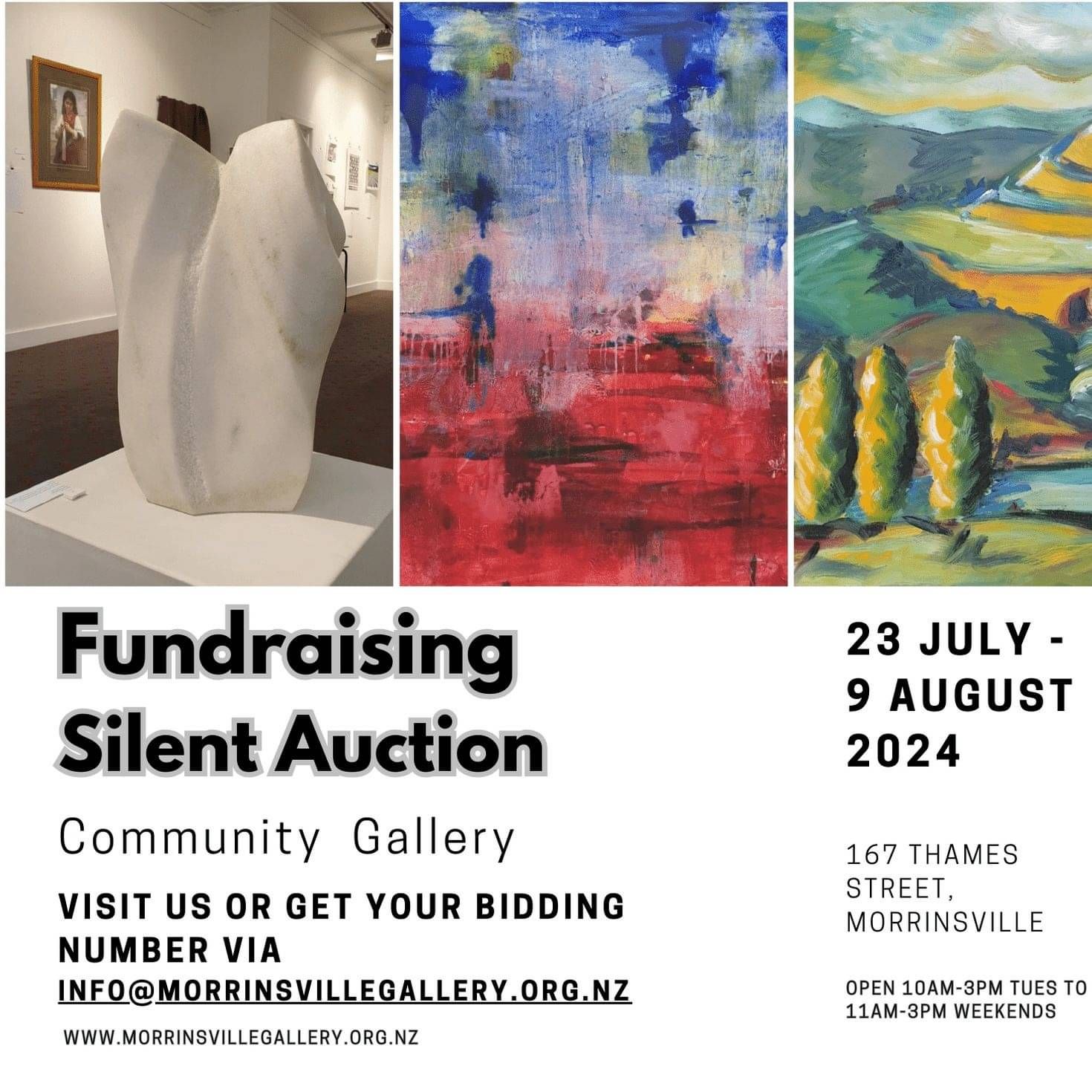 Auction Poster information