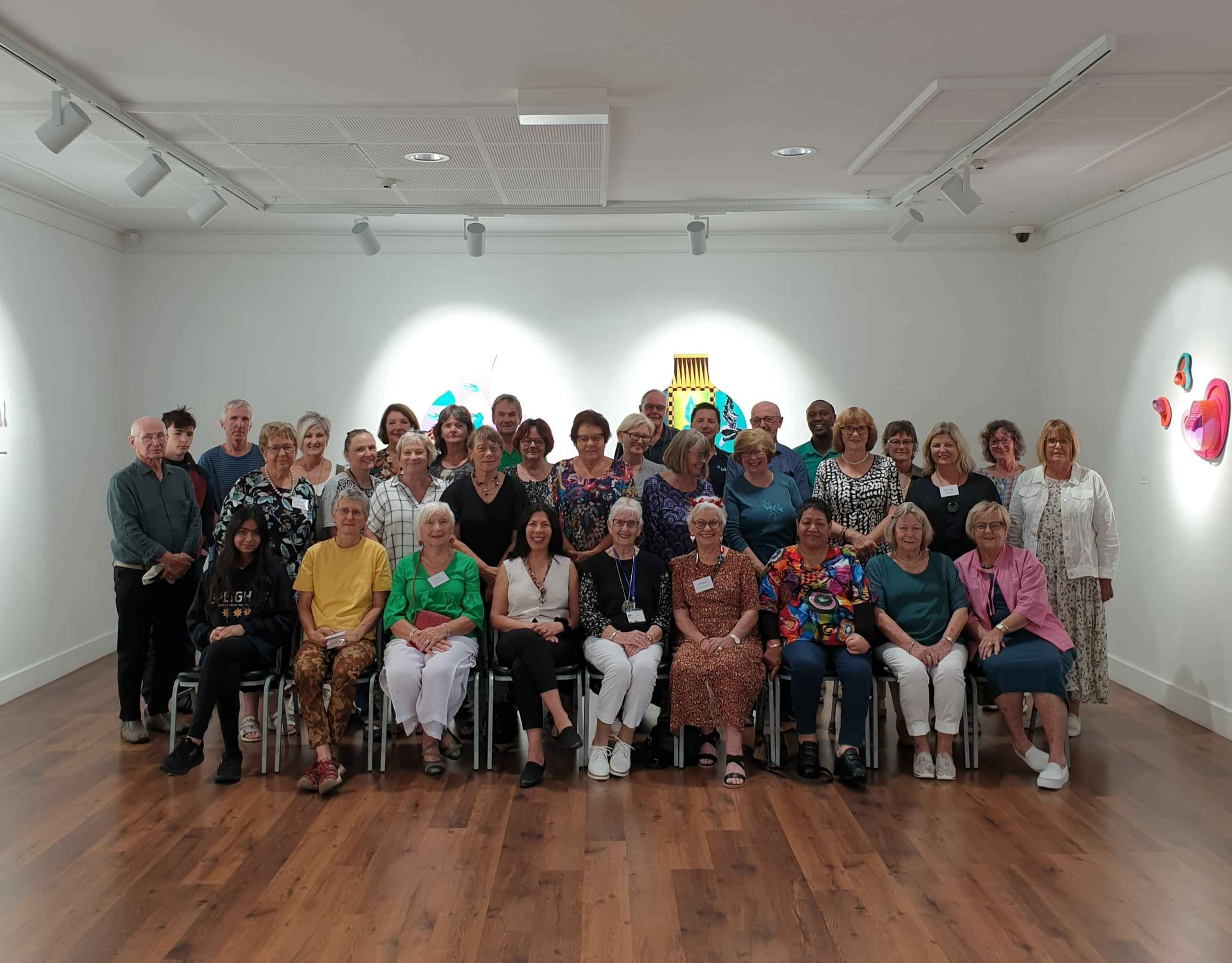 A photo of Morrinsville Art Gallery volunteers