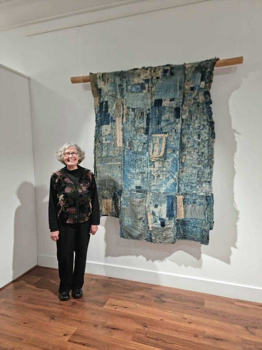 Pip Steel pictured with a beautiful example of boro