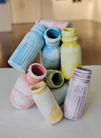 Stack of Bottles by Sarah Lee