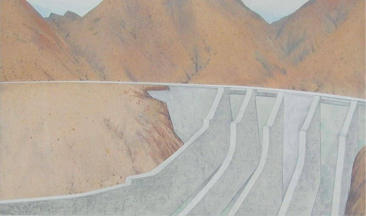 Doris Lusk Benmore I, 1974 Mixed media on hardboard Collection of the Arts House Trust The Rutherford Trust Collection (Past)