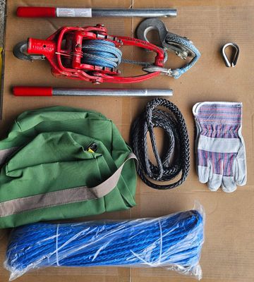 Complete Package (1.8 - 3.6 tonne), Small Winch Package | Hand Winch NZ ...
