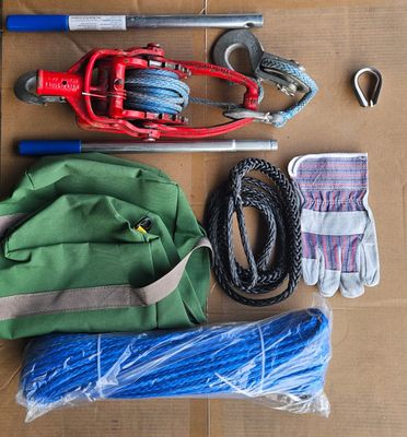Complete Package 1 - (2.7 - 5.4 tonne), Large Winch Package 1 | Hand ...