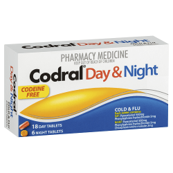 Codral Day/Night Codeine Free 24 Tablets