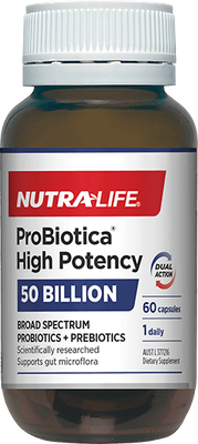 Nutra-Life Probiotica High Potency 50 Billion 60 Capsules