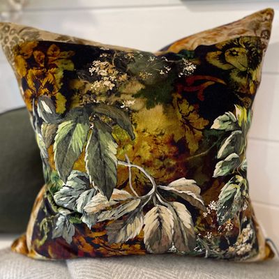 Jangal in colour: Moss 55 x 55cm Cushion by Designers Guild