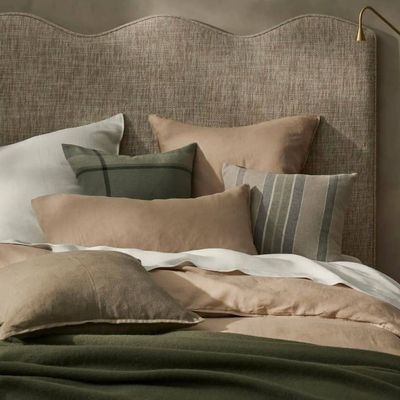 Ravello 100% Linen Bedding European Pillowcase by Weave - 9 colours