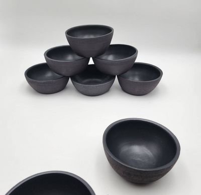 Black Clay Olive Bowls