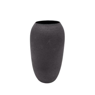 Black Clay Vase