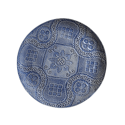 Ceramic Lace Platter | Blue