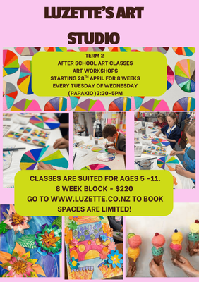 After School Art Class  Tuesday or Wednesday 3:30-5pm
