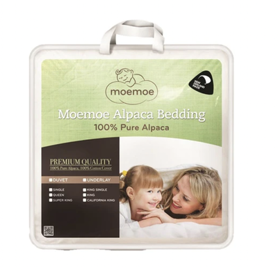 Moemoe 100% Pure Alpaca Mattress Topper