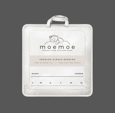 Moemoe 100% Pure Alpaca Mattress Topper
