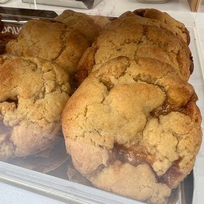 NY salted caramel cookies