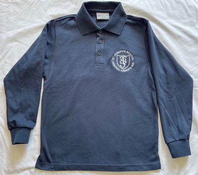 St Joseph&#039;s School - Long Sleeved Polo shirt